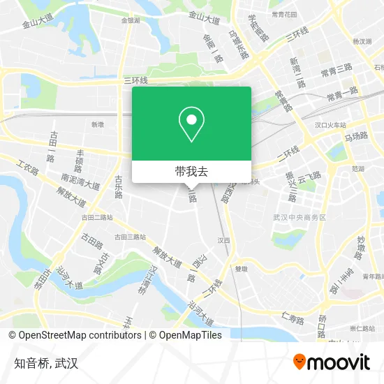 知音桥地图