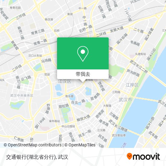 交通银行(湖北省分行)地图