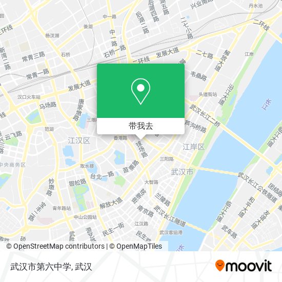 武汉市第六中学地图