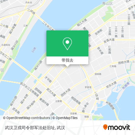 武汉卫戎司令部军法处旧址地图