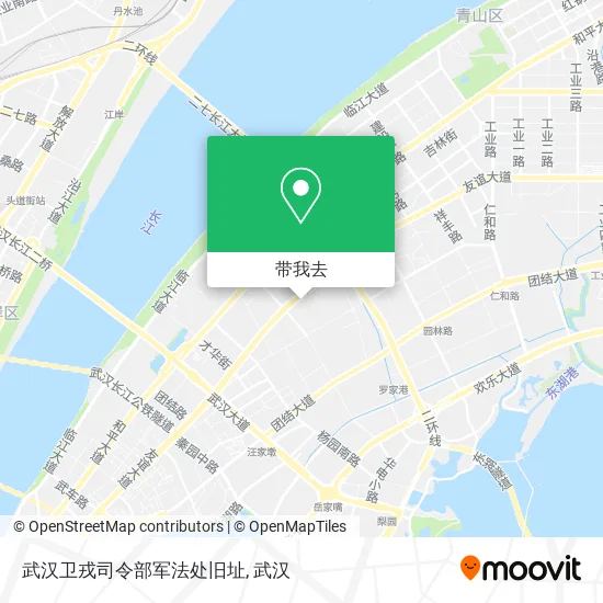 武汉卫戎司令部军法处旧址地图