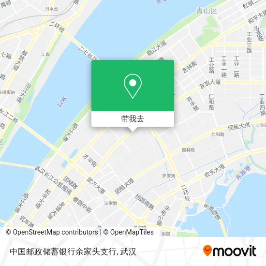 中国邮政储蓄银行余家头支行地图