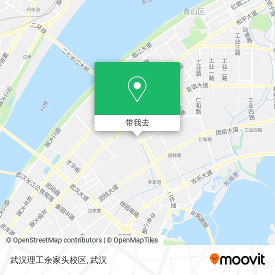 武汉理工余家头校区地图