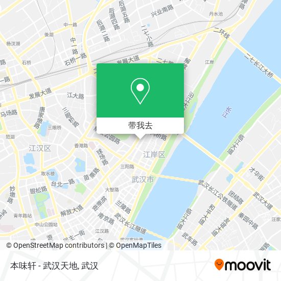 本味轩 - 武汉天地地图