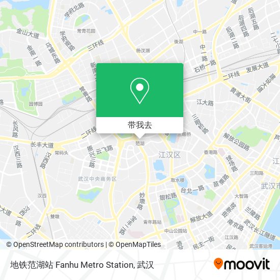 地铁范湖站 Fanhu Metro Station地图