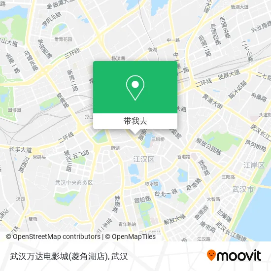 武汉万达电影城(菱角湖店)地图