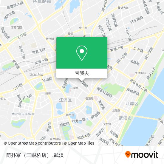 简扑寨（三眼桥店）地图
