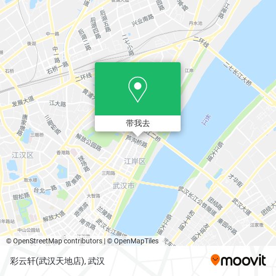 彩云轩(武汉天地店)地图