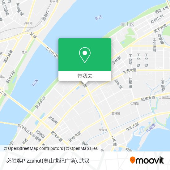 必胜客Pizzahut(奥山世纪广场)地图