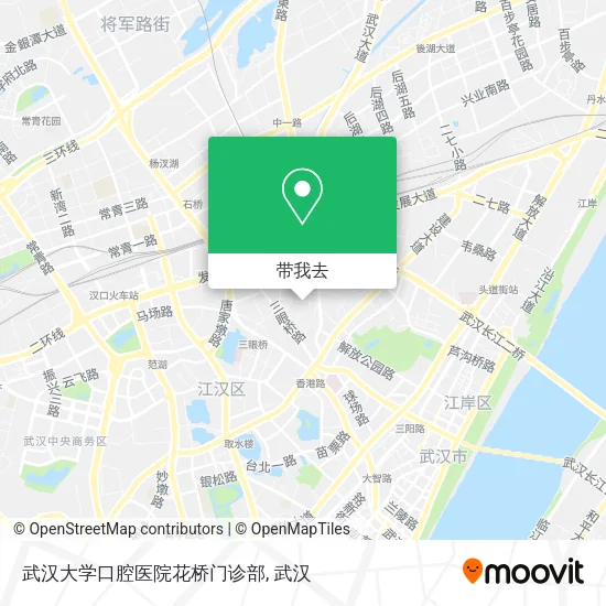 武汉大学口腔医院花桥门诊部地图