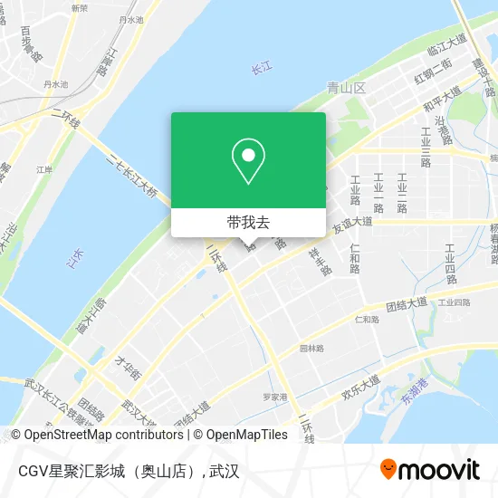 CGV星聚汇影城（奥山店）地图