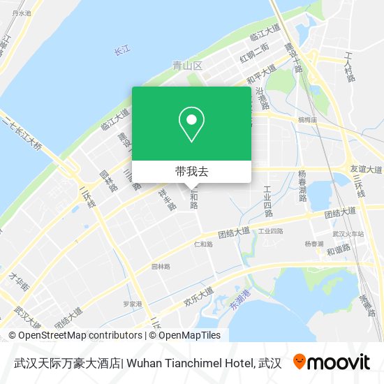 武汉天际万豪大酒店| Wuhan Tianchimel Hotel地图