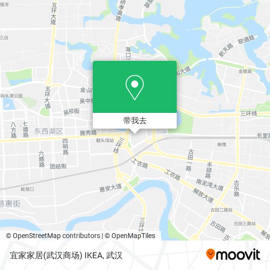 宜家家居(武汉商场) IKEA地图