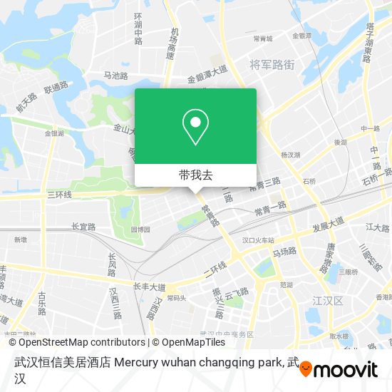 武汉恒信美居酒店 Mercury wuhan changqing park地图