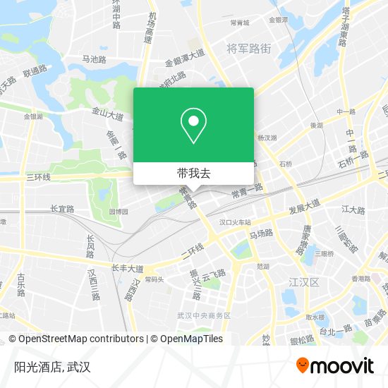 阳光酒店地图