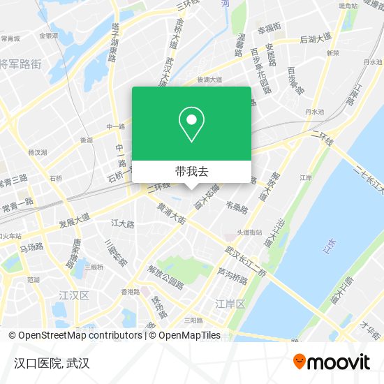 汉口医院地图