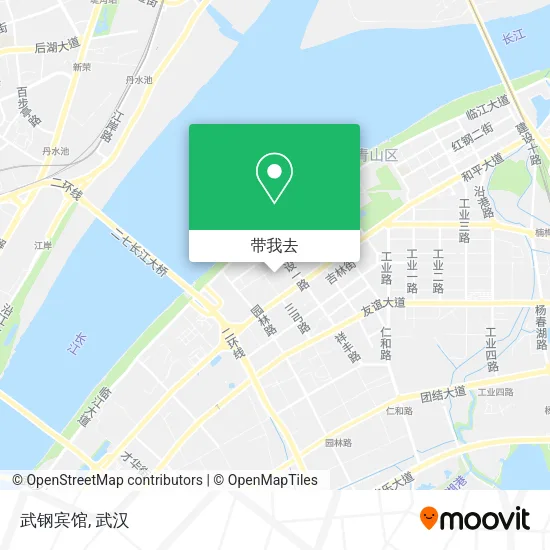 武钢宾馆地图