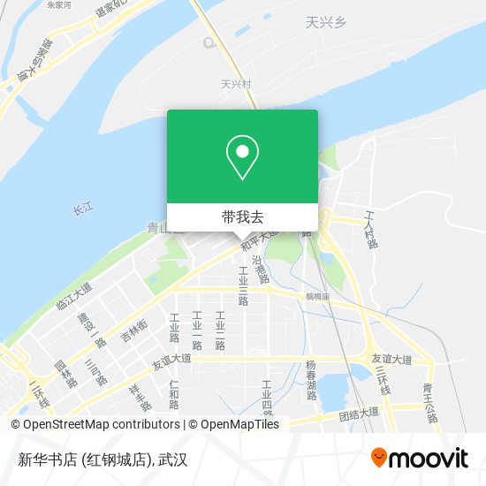 新华书店 (红钢城店)地图