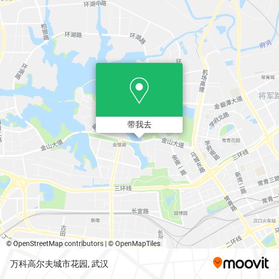 万科高尔夫城市花园地图