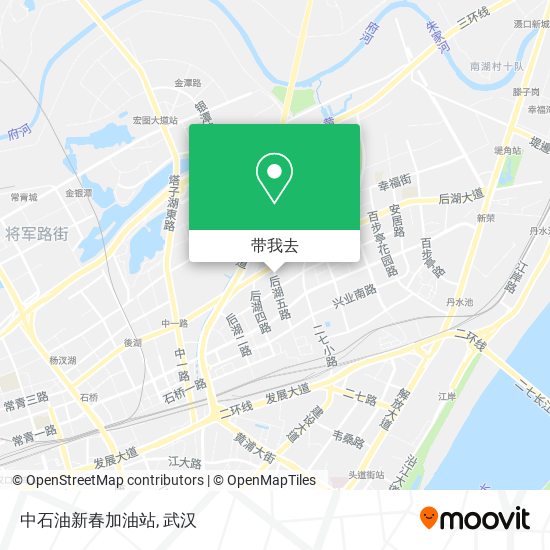 中石油新春加油站地图