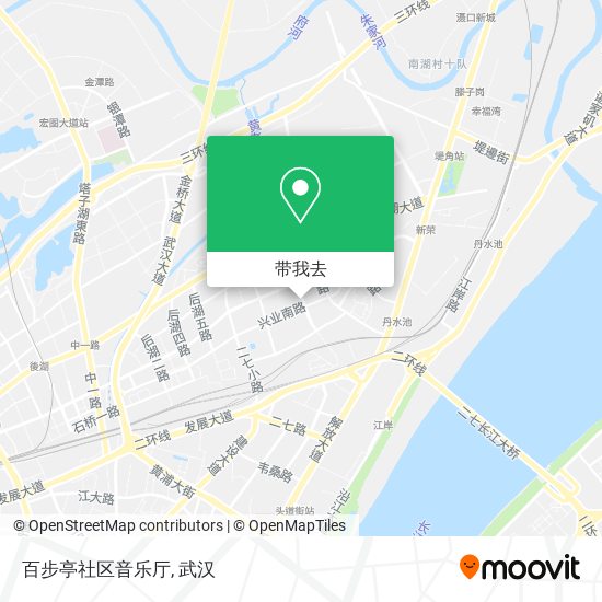百步亭社区音乐厅地图