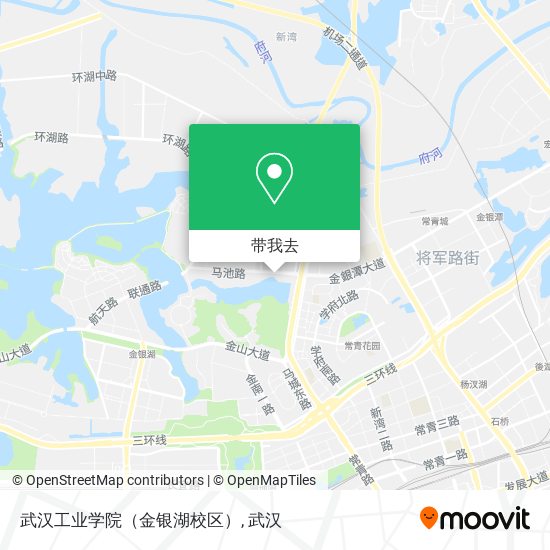 武汉工业学院（金银湖校区）地图