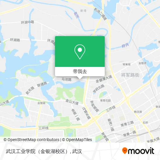 武汉工业学院（金银湖校区）地图