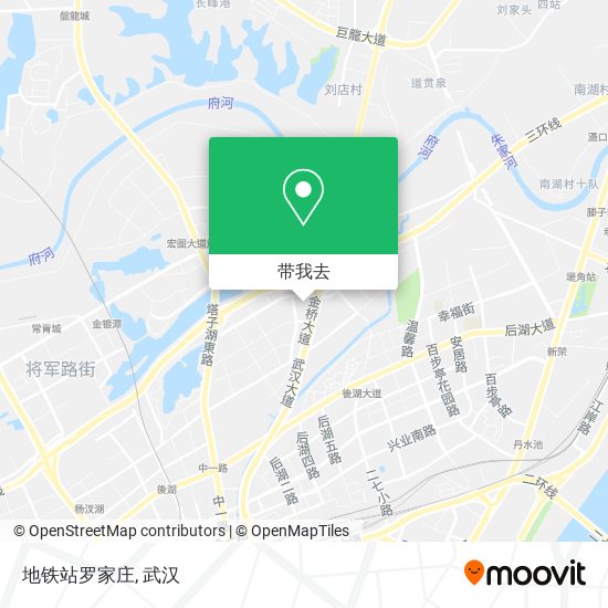 地铁站罗家庄地图