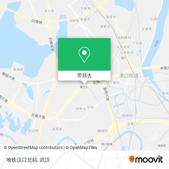 地铁汉口北站地图
