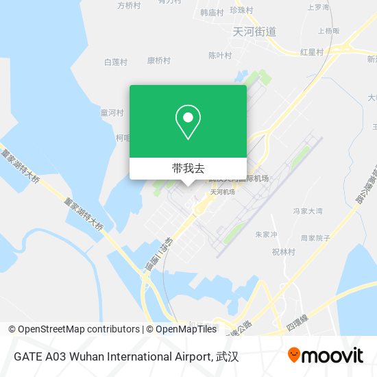 GATE A03 Wuhan International Airport地图