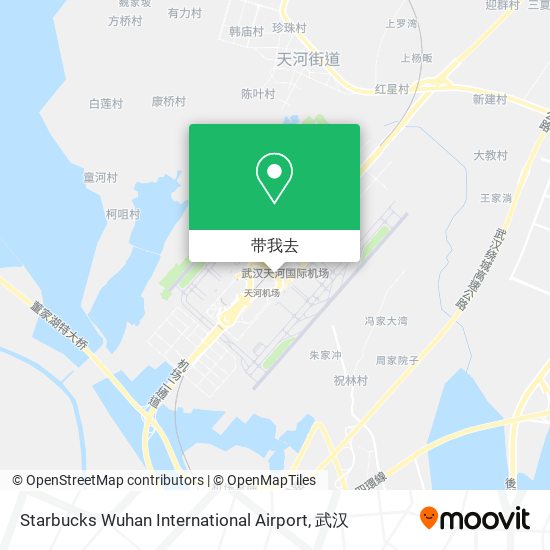 Starbucks Wuhan International Airport地图