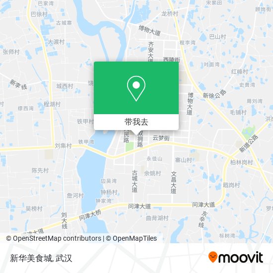 新华美食城地图