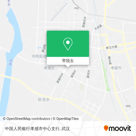 中国人民银行孝感市中心支行地图