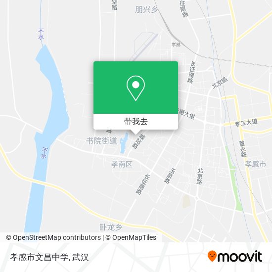 孝感市文昌中学地图