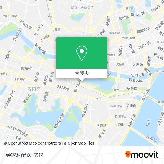 钟家村配送地图