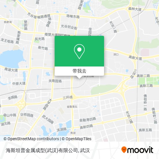 海斯坦普金属成型(武汉)有限公司地图