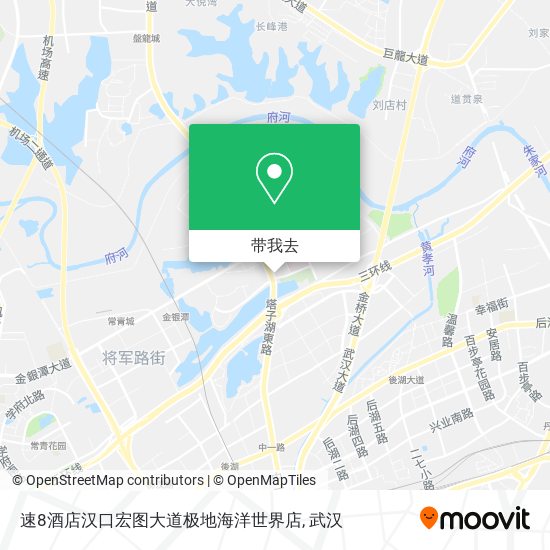 速8酒店汉口宏图大道极地海洋世界店地图