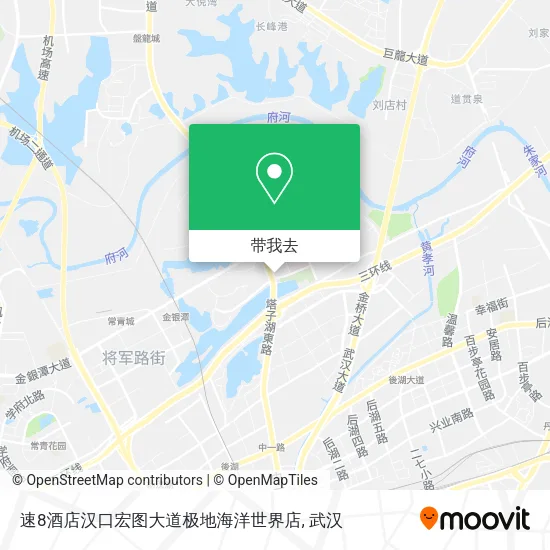 速8酒店汉口宏图大道极地海洋世界店地图