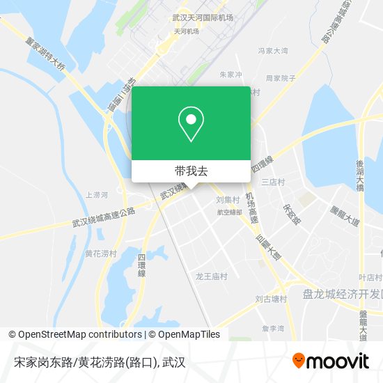 宋家岗东路/黄花涝路(路口)地图