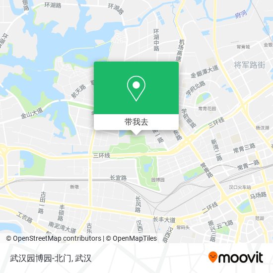 武汉园博园-北门地图