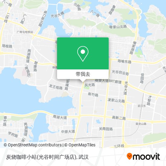 炭烧咖啡小站(光谷时间广场店)地图