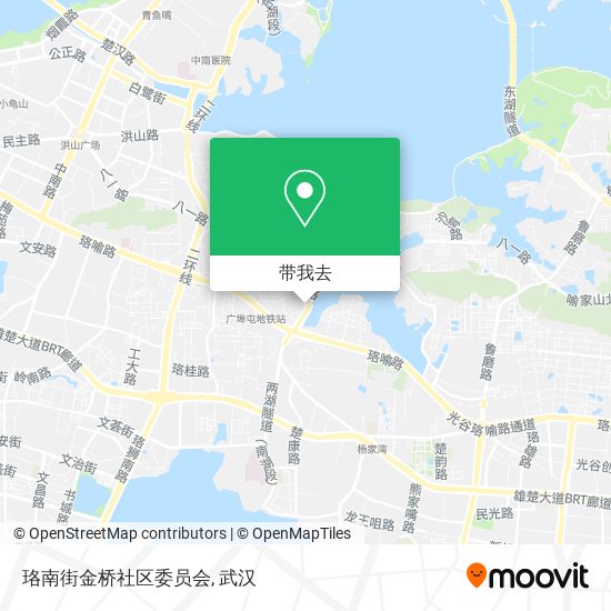 珞南街金桥社区委员会地图