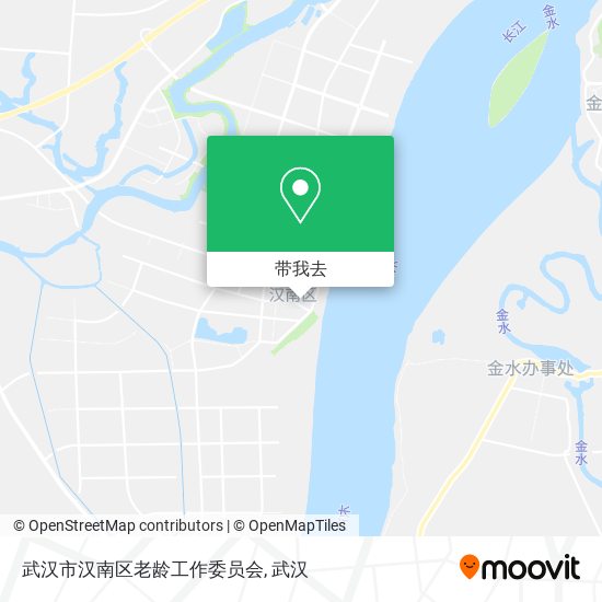 武汉市汉南区老龄工作委员会地图