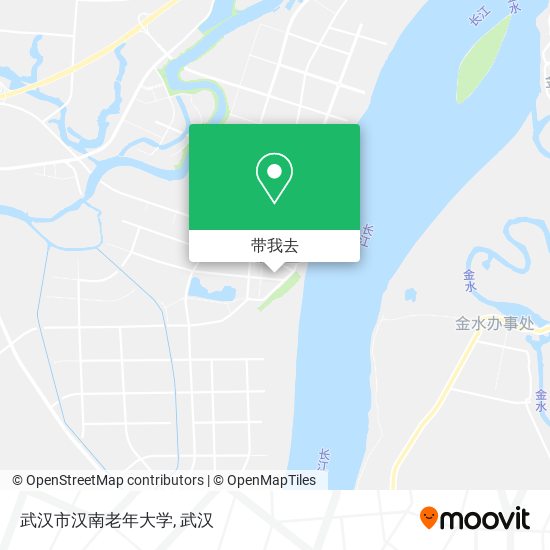 武汉市汉南老年大学地图