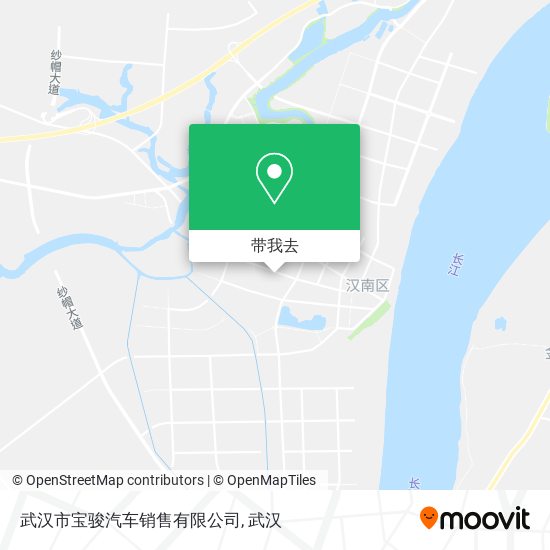 武汉市宝骏汽车销售有限公司地图