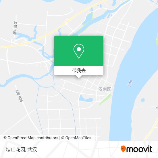 坛山花园地图