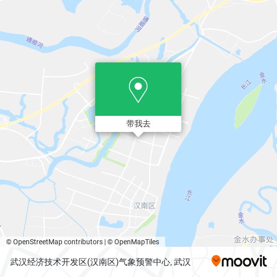 武汉经济技术开发区(汉南区)气象预警中心地图