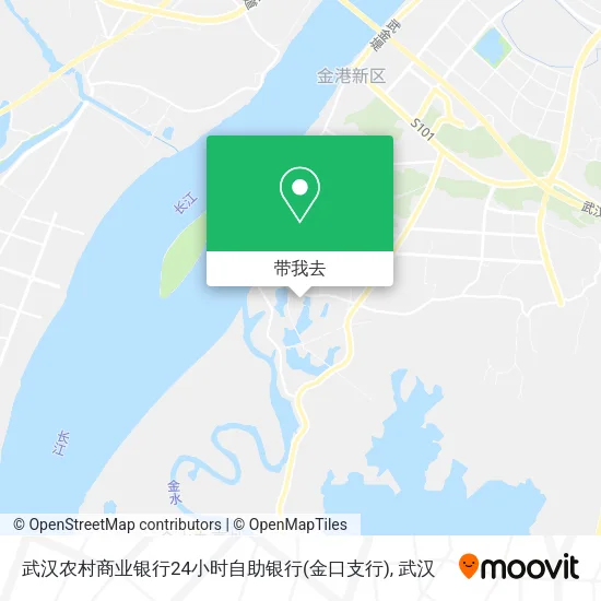 武汉农村商业银行24小时自助银行(金口支行)地图