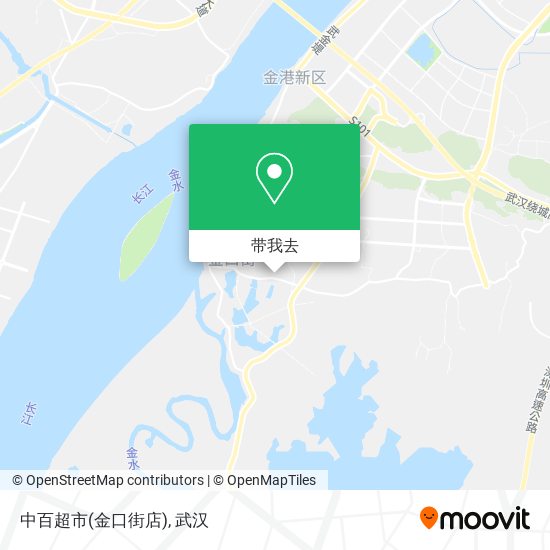 中百超市(金口街店)地图
