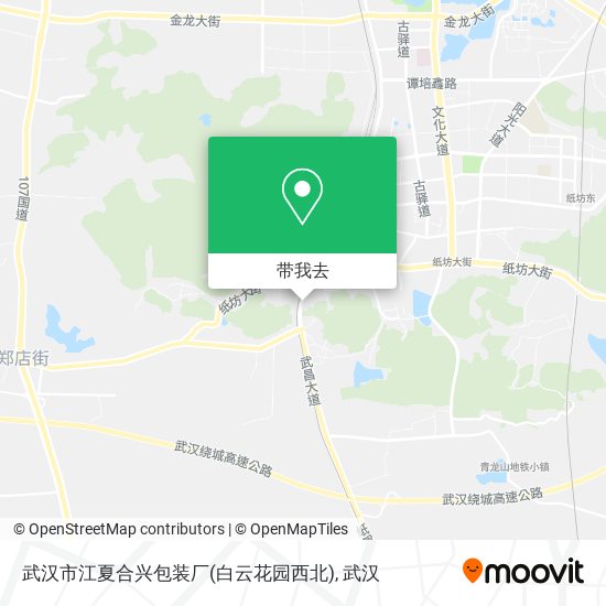 武汉市江夏合兴包装厂(白云花园西北)地图